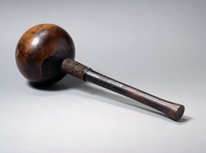knobkerrie مربوطة بالأسلاك (الخشب)